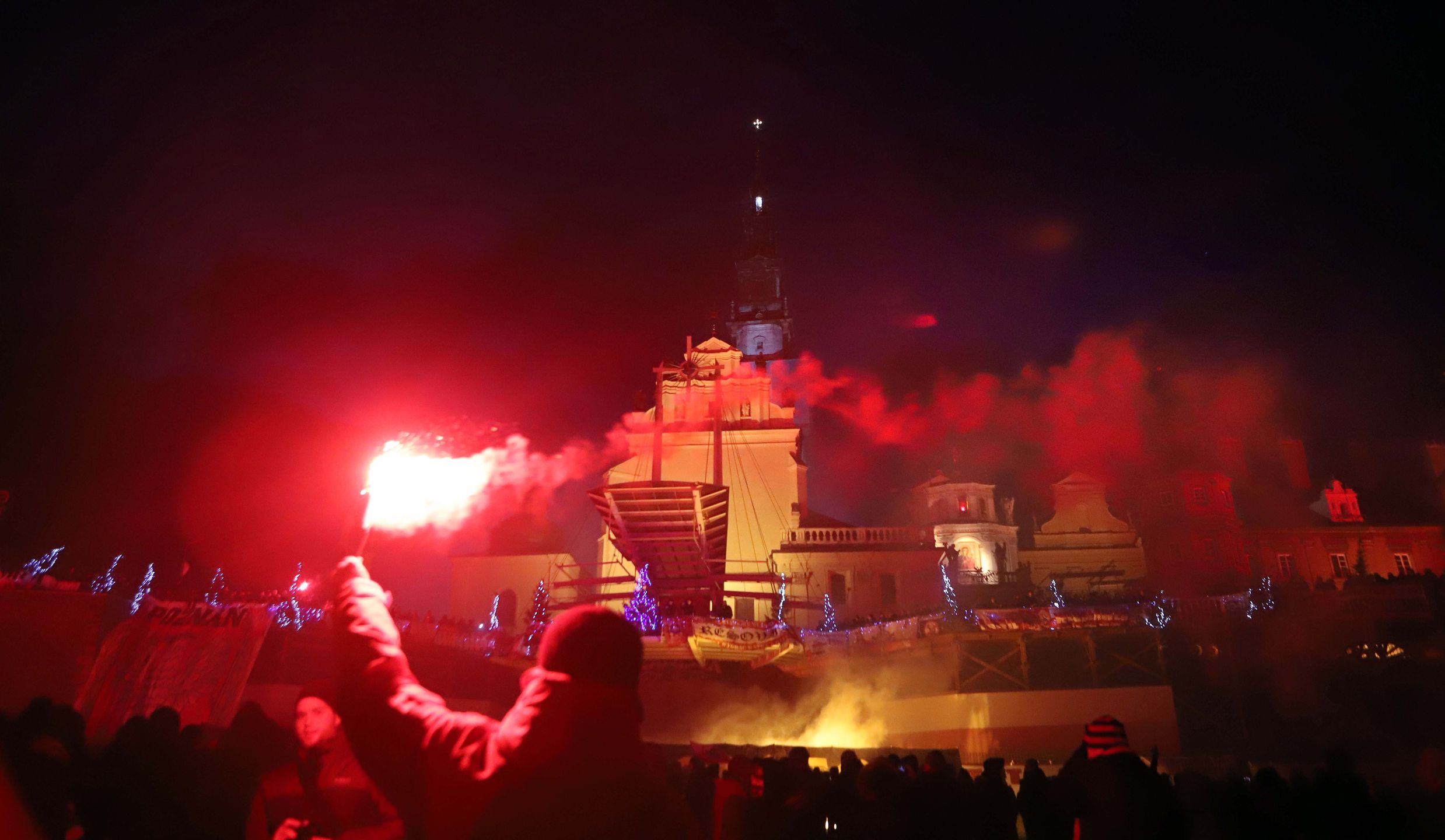 Częstochowa. Pielgrzymka kibiców na Jasnej Górze z 2018 roku