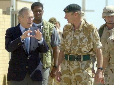 Rumsfeld: Irak będzie miał demokratyczny rząd