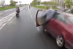 Kierowca passata kontra 8 motocyklistów