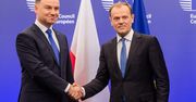 Donald Tusk i Andrzej Duda jak bliźniacy. Wszystko przez niebieski krawat
