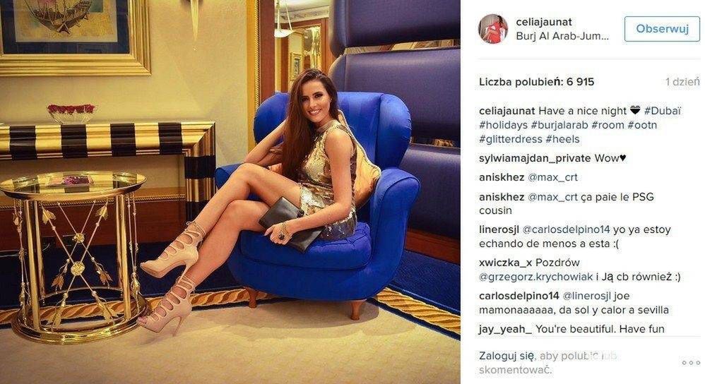 Grzegorz Krychowiak i Celia Jaunat odpoczywają w Dubaju