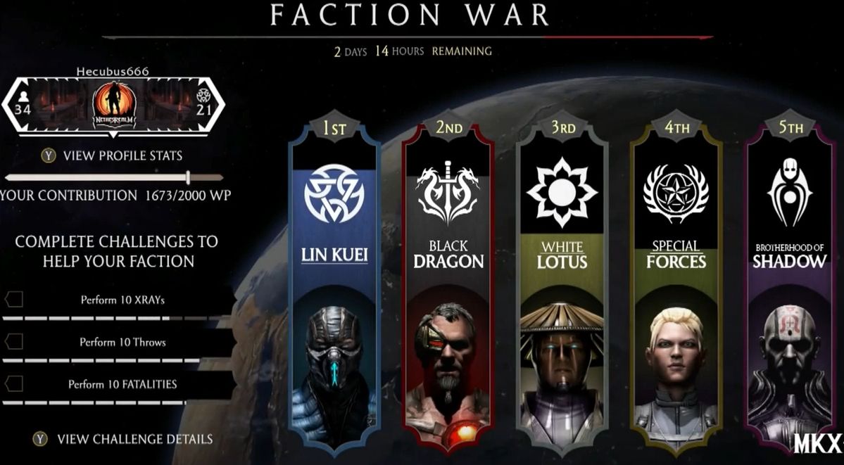 W Mortal Kombat X każdy tydzień ma być nową wojną