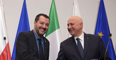 Matteo Salvini po spotkaniu z Kaczyńskim. "Jestem tu, by ratować Europę"