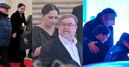 Edward Miszczak i Anna Cieślak na 30-leciu Polsatu. Po bolesnym upadku aktorka potrzebowała pomocy postawnego przyjaciela. Wszystko na oczach paparazzi
