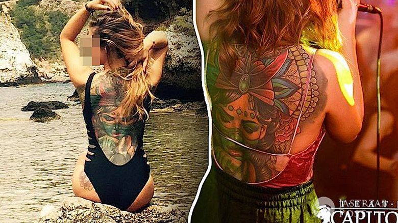 Georgina Tarasiuk tutaż na plecach