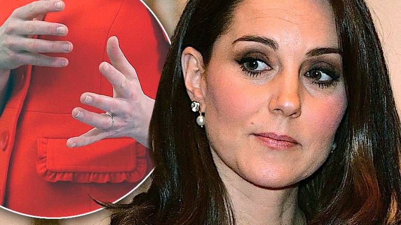 Dłonie księżnej Kate