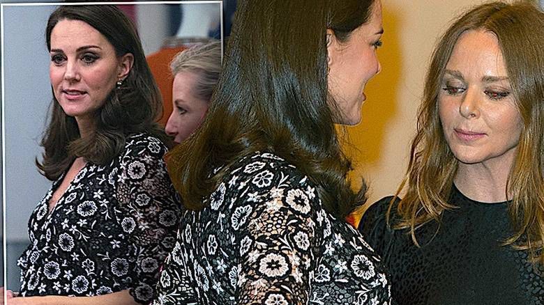 Księżna Kate z dużym ciążowym brzuchem