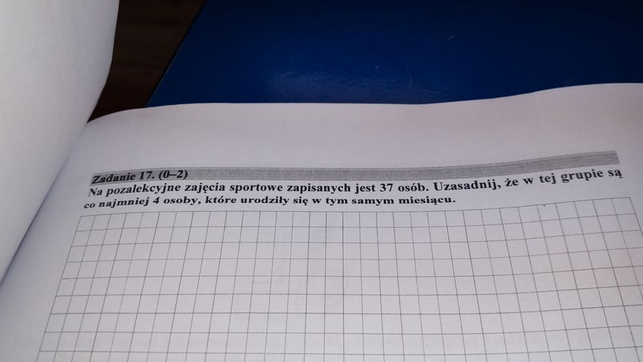 Zadanie z matematyki