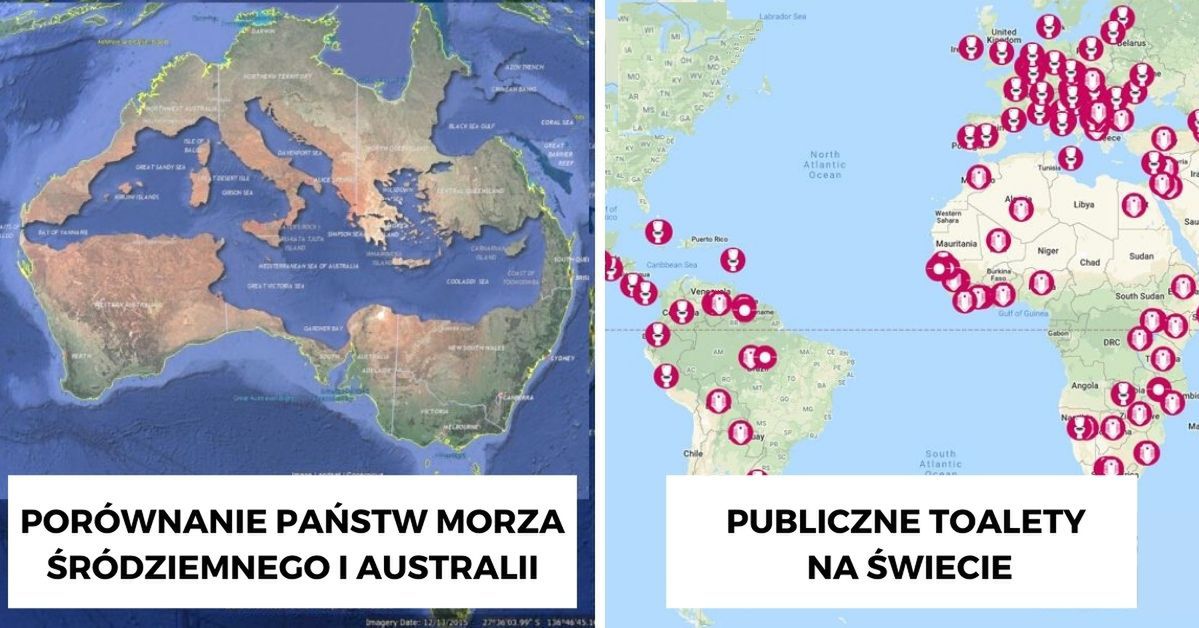 17 ciekawych map, które pokazują świat z zupełnie innej perspektywy