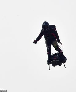 Franky Zapata próbował przelecieć flyboardem nad kanałem La Manche. "Czułem się jak we śnie"