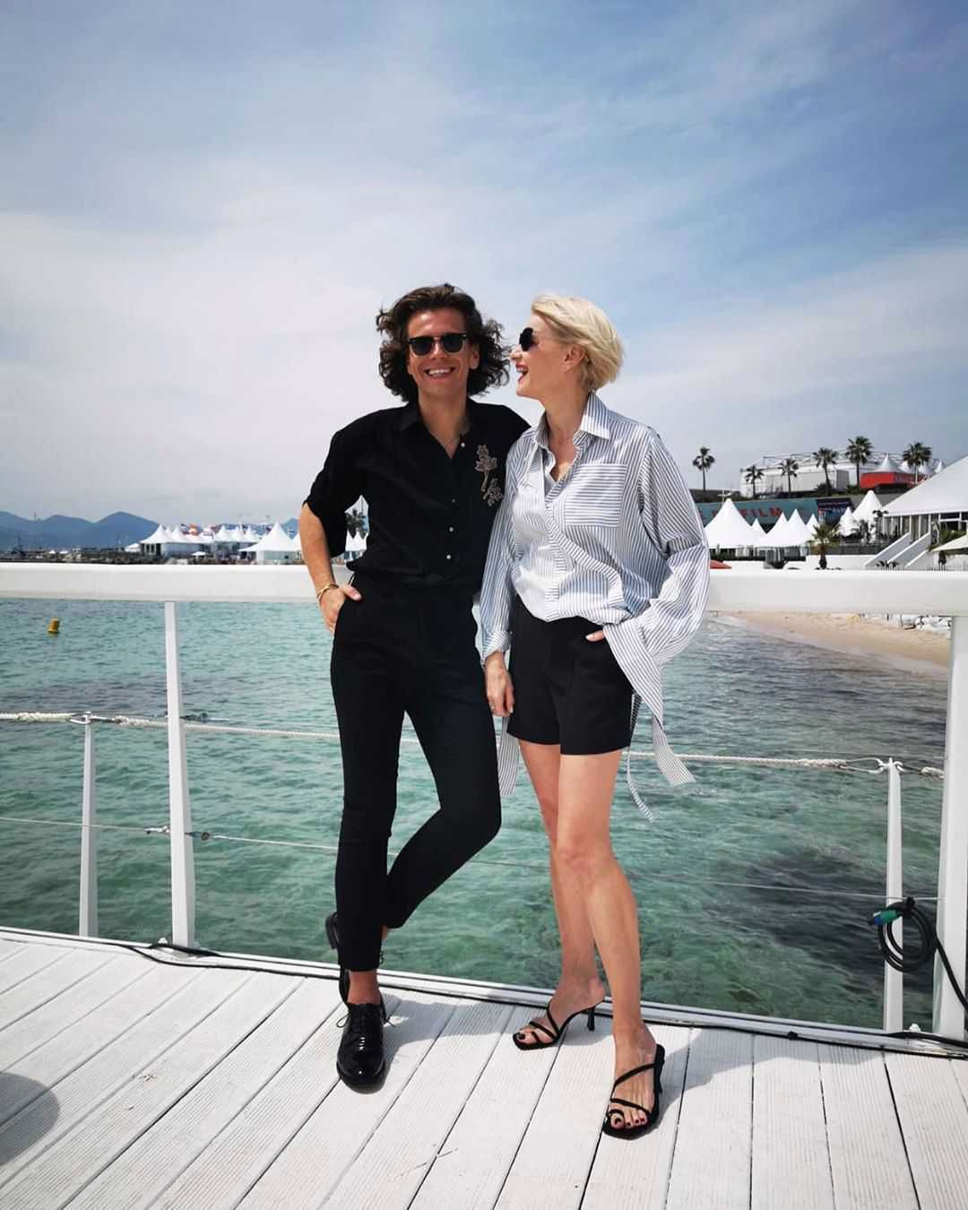 Małgorzata Kożuchowska i Piotr Wojtasik w Cannes