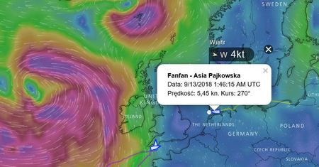 Trudna sytuacja polskiej żeglarki. Płynie dookoła świata, na trasie pojawił się huragan