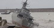 Iran kłamał w sprawie okrętu wojennego. Jest dowód, że jednostka poszła na dno w porcie