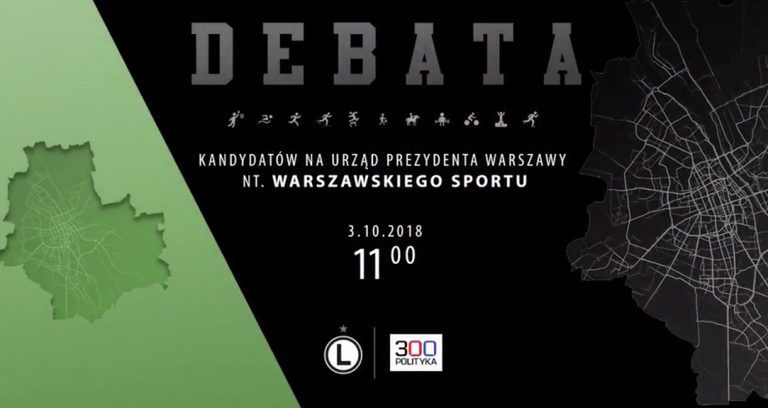 Sport w Warszawie. Debata kandydatów na prezydenta na stadionie Legii