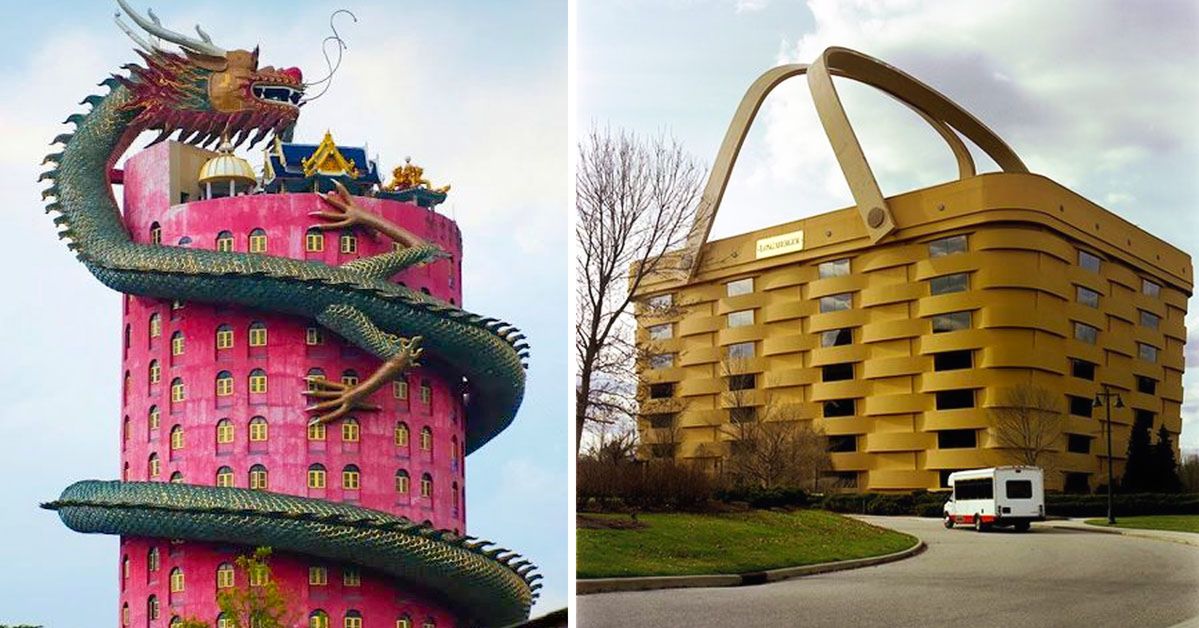 13 najdziwniejszych budynków, których twórcy mieli niepospolitą fantazję
