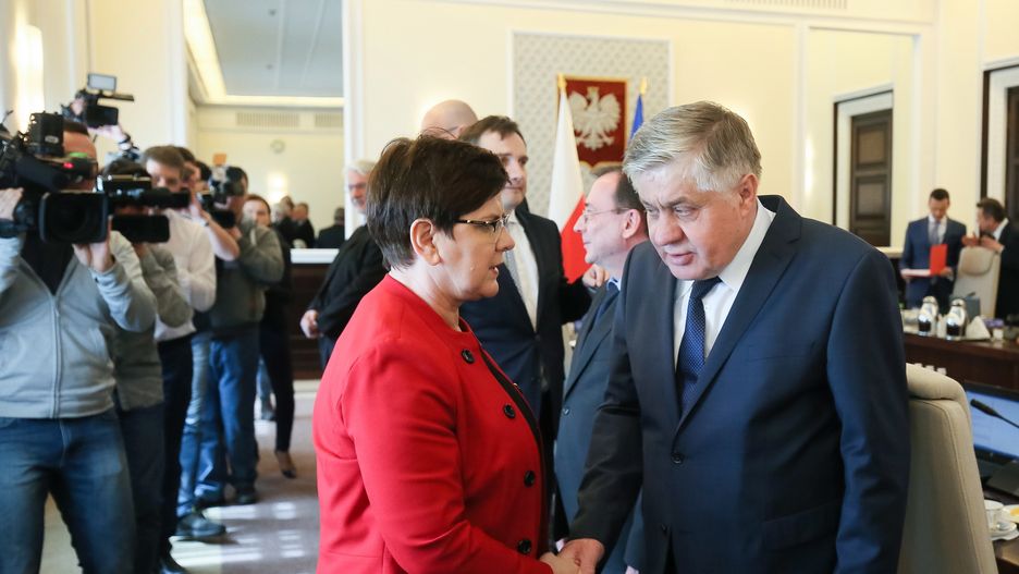 Beata Szydło i Krzysztof Jurgiel