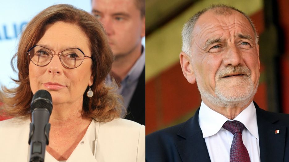 Wybory parlamentarne 2019. Małgorzata Kidawa-Błońska i Jan Duda 