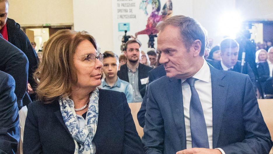 Wybory parlamentarne 2019. Małgorzata Kidawa-Błońska i Donald Tusk