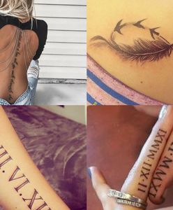 Tatuaż data i tatuaż napis: ozdoby dla każdej z nas