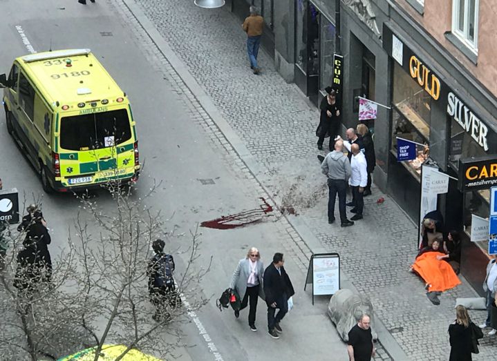 Chaos i panika. Zobacz zdjęcia ze Sztokholmu