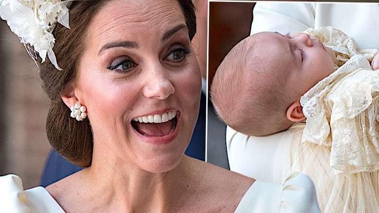 Księżna Kate, chrzest księcia Louisa