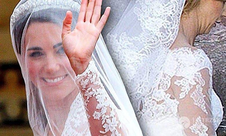Księżna Kate suknia ślubna
