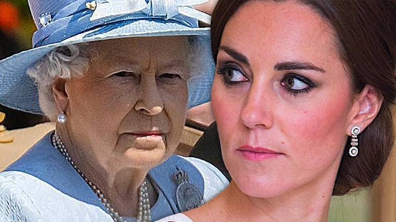 Księżna Kate i królowa Elżbieta II