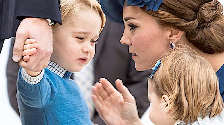 Księżna Kate, książę George