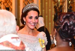Księżna Kate w tiarze księżnej Diany i sukni jak Królowa Śniegu