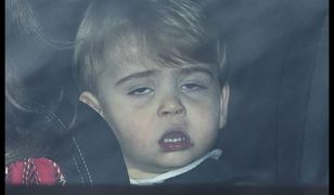 Królewska taksówka. William i Kate z dzieciakami wracają od babci