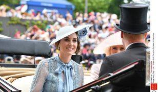 Księżna Kate zachwyciła w Ascot. Błyszczała u boku Williama