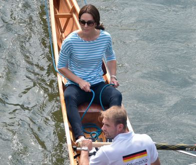 Księżna Kate na zawodach wioślarskich