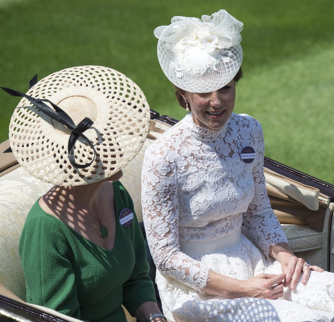 The Queen with Prince Philip and Kate Royal Ascot.
 ©David Parker/Daily Mail/Solo Syndication
