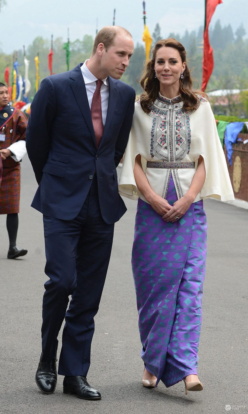 Księżna Kate i książę William z oficjalną wizytą w Thimphu, stolicy Bhutanu (fot. ONS)