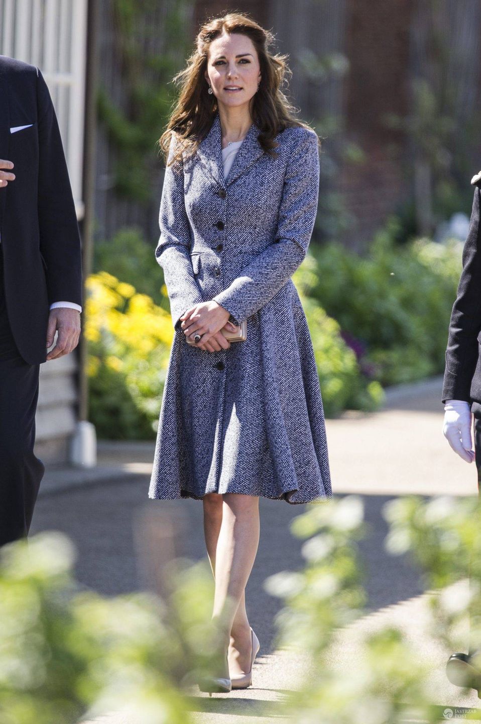 Księżna Kate na otwarciu "Magicznego ogrodu" przy pałacu Hampton Court (fot. ONS)