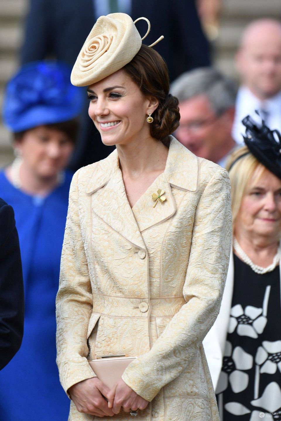 Księżna Kate na garden party na zamku Hillsborough w Irlandii Północnej (fot. ONS)