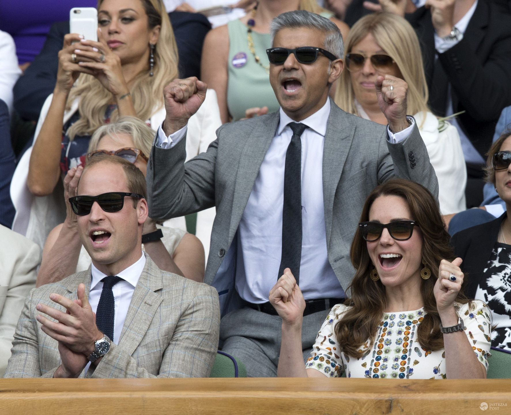 Księżna Kate i książę William w finale Wimbledonu (fot. ONS)