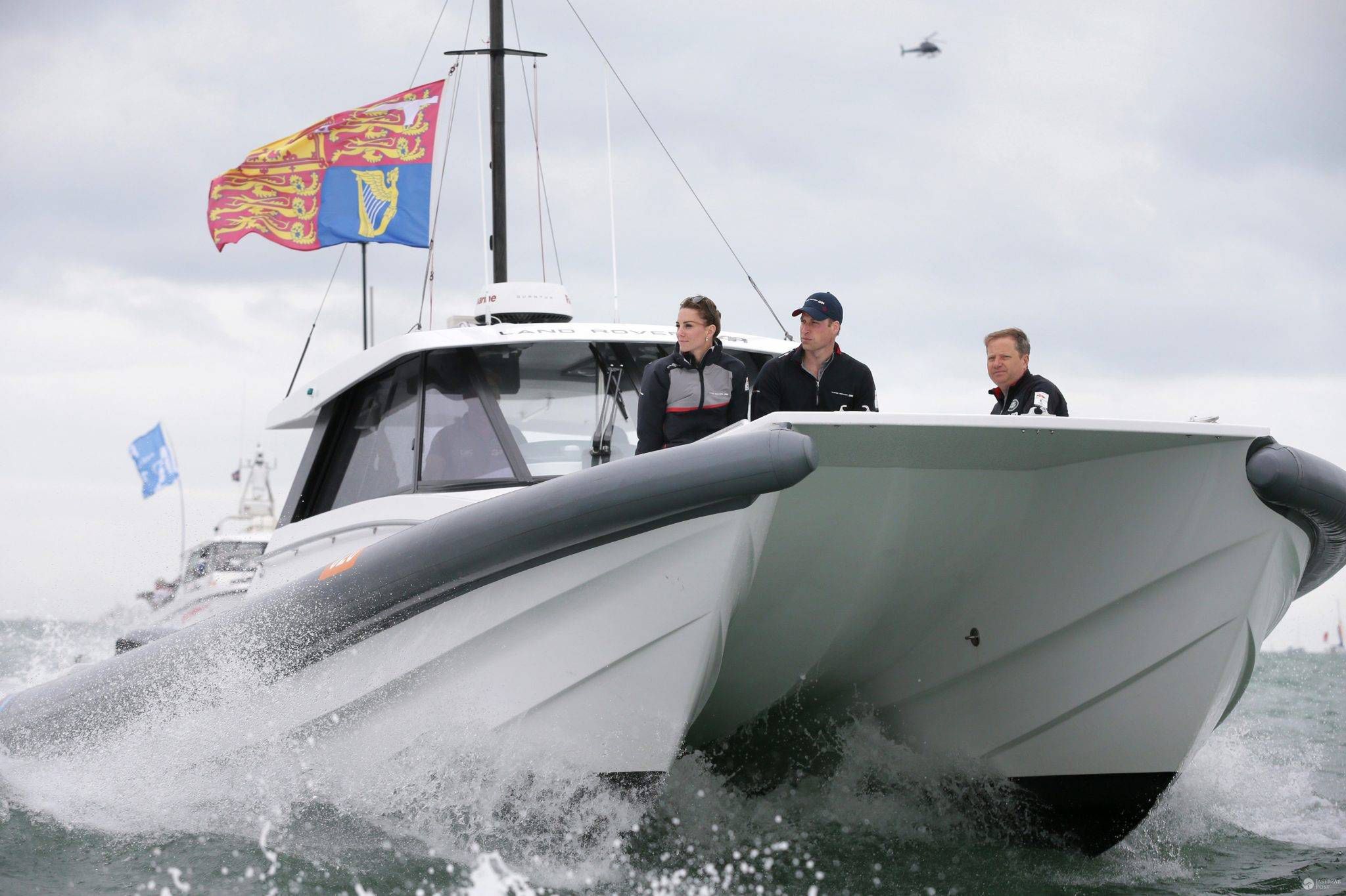 Książę William i księżna Kate na zawodach żeglarskich America's Cup w Portsmouth (fot. ONS)