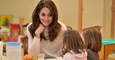 Kate Middleton spotkała się z dziećmi. Księżna jest mistrzynią min