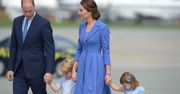 Księżna Kate na pożegnanie z naszym krajem wybrała błękity. I kolejny polski akcent!