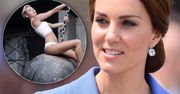 Co za zdjęcie! Księżna Kate huśta się na kuli jak Miley Cyrus we „Wrecking ball”! Oto, co dzieje się za murami pałacu Kensington!