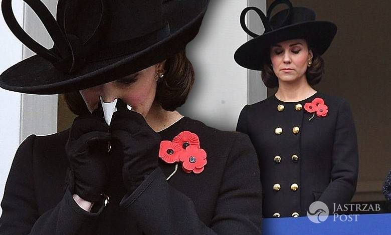 Księżna Kate popłakała się na obchodach Dnia Pamięci