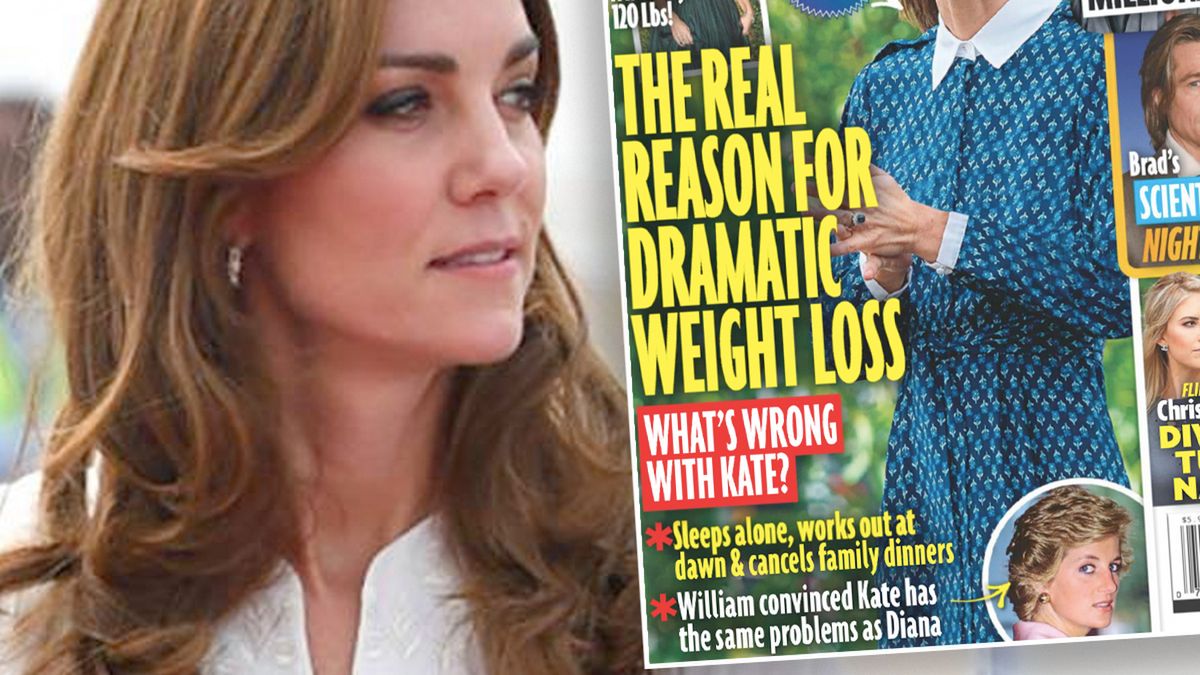 Księżna Kate dramatycznie schudła! Na okładce tabloidu wygląda bardzo niekorzystnie. Co się stało z jej twarzą?