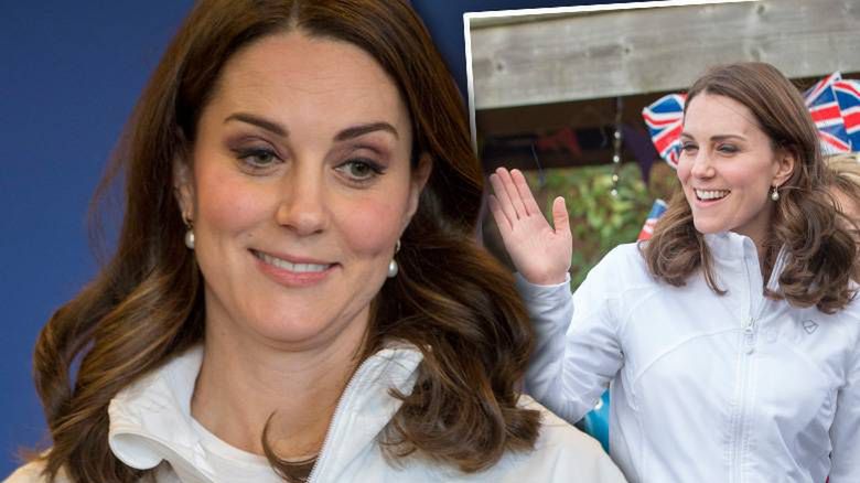 Księżna Kate z ciążowym brzuszkiem w Bond Primary School