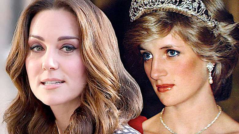 Księżna Kate i księżna Diana