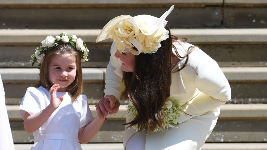 Księżna Kate pilnowała córki