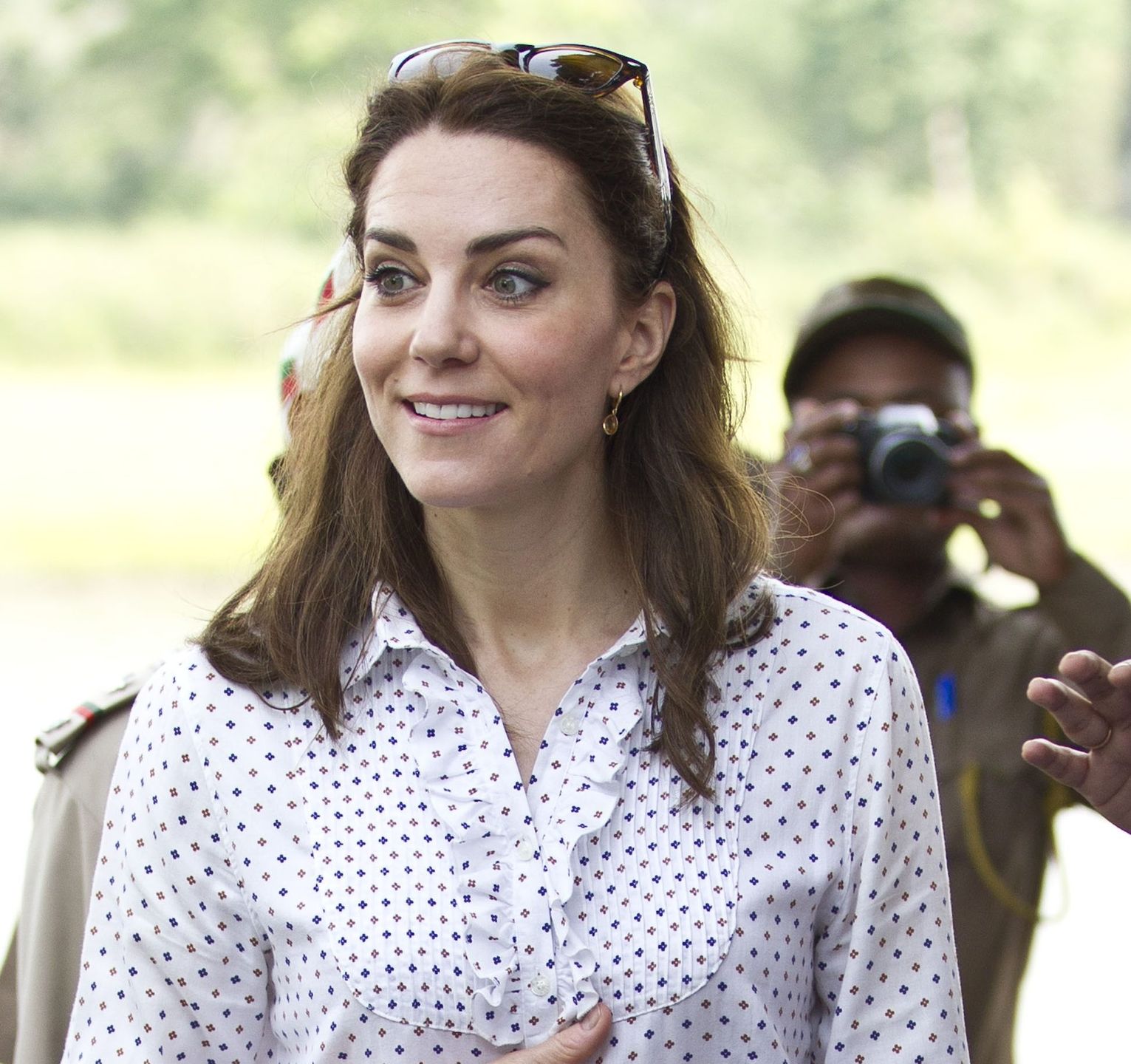 Księżna Kate na safari w Indiach (fot. ONS)