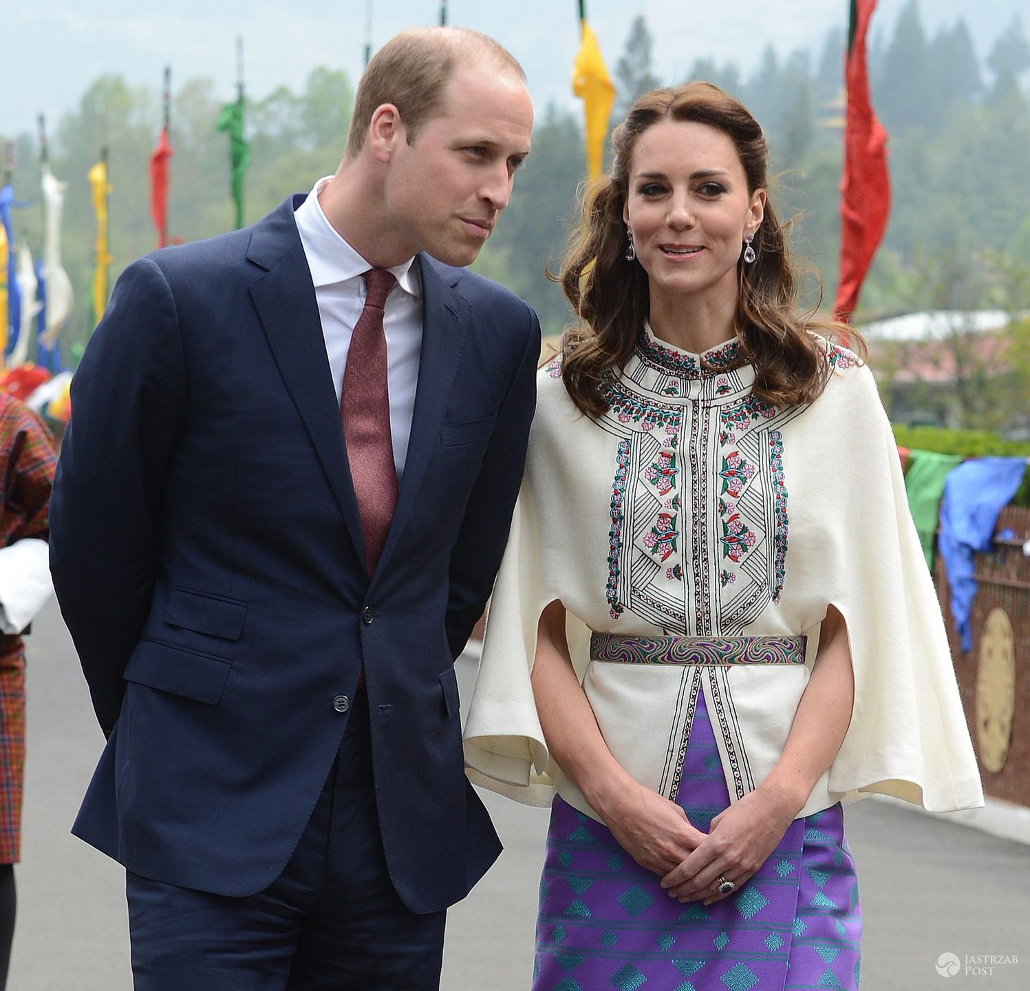 Księżna Kate i książę William z oficjalną wizytą w Thimphu, stolicy Bhutanu (fot. ONS)