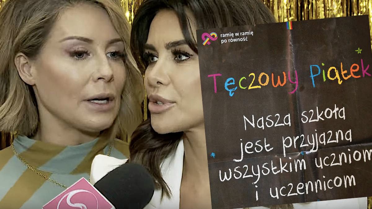 Małgorzata Rozenek i Natalia Siwiec o akcji "Tęczowy Piątek". Co je najbardziej przeraża? [WIDEO]
