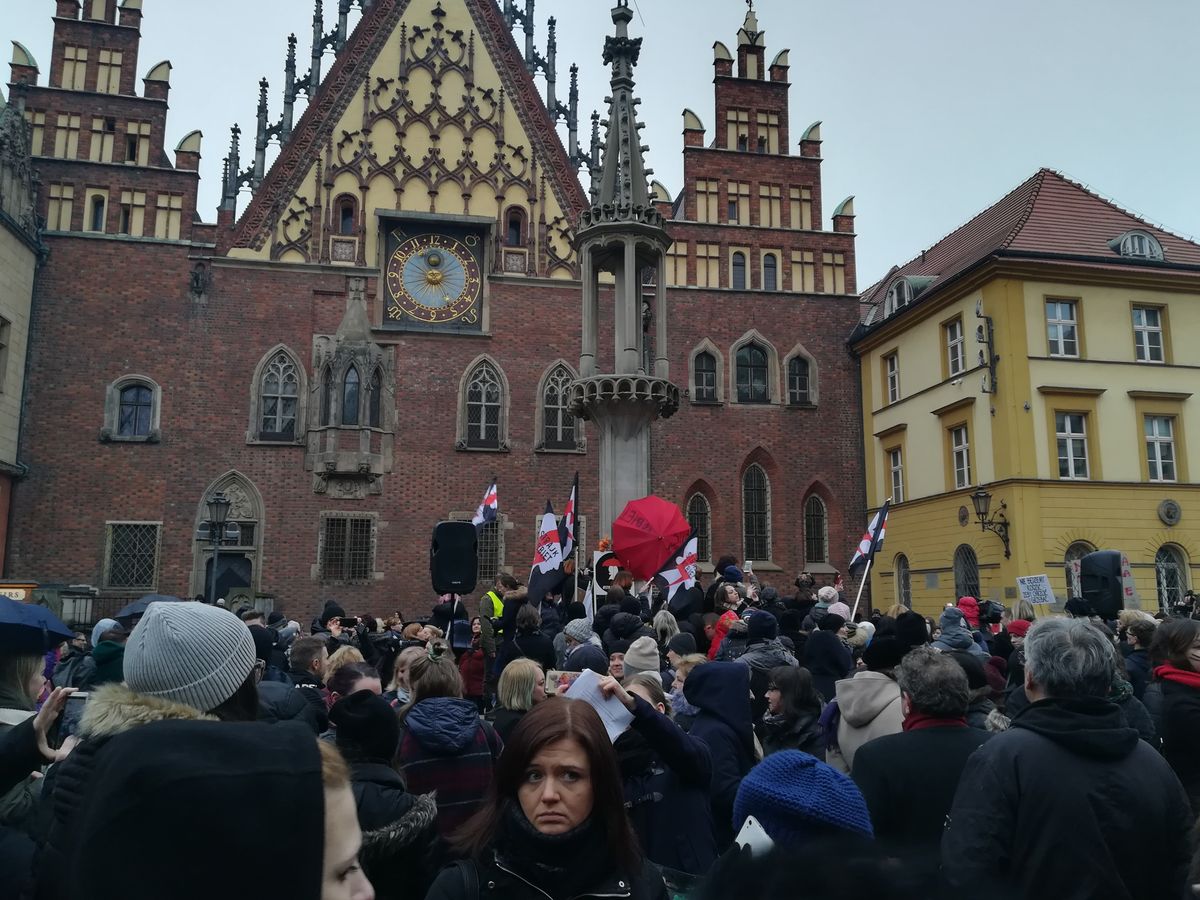 Nie tylko Warszawa. Wrocław też wyszedł na ulice